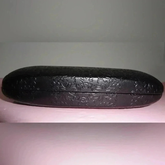 Christian Lacroix Women’s Black Embossed Sunglass Eyeglass Case main image 8